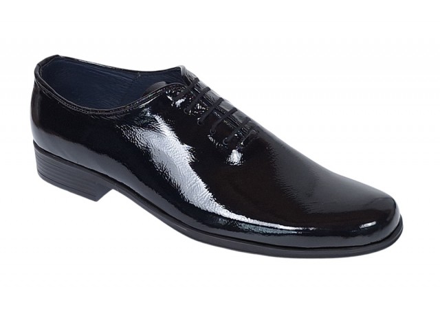 Pantofi barbati eleganti din piele naturala Negru LAC - PMOD1SLAC